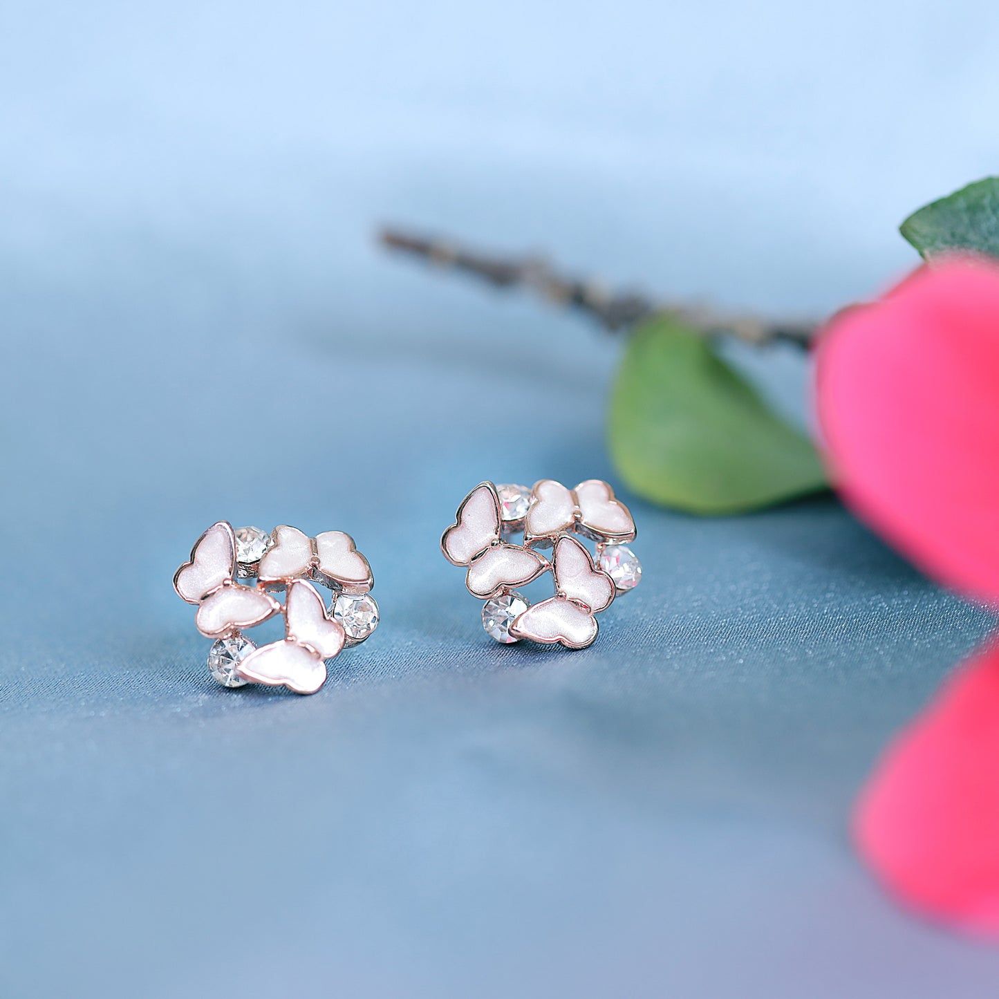 GAVI® Transcendent Stainless Steel Butterfly earrings for that everyday smile.