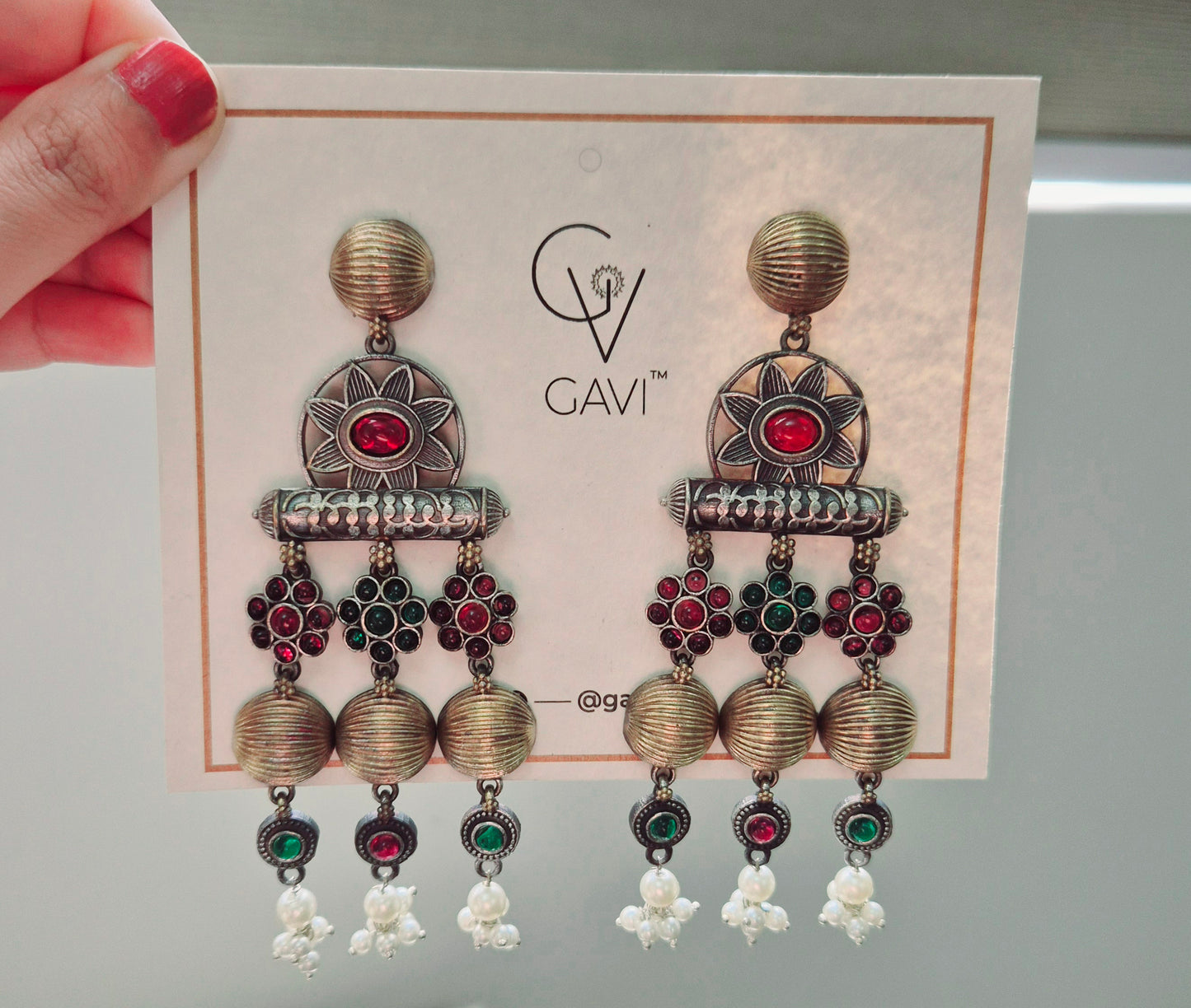 GAVI® Oxidized Multi Color Long Danglers