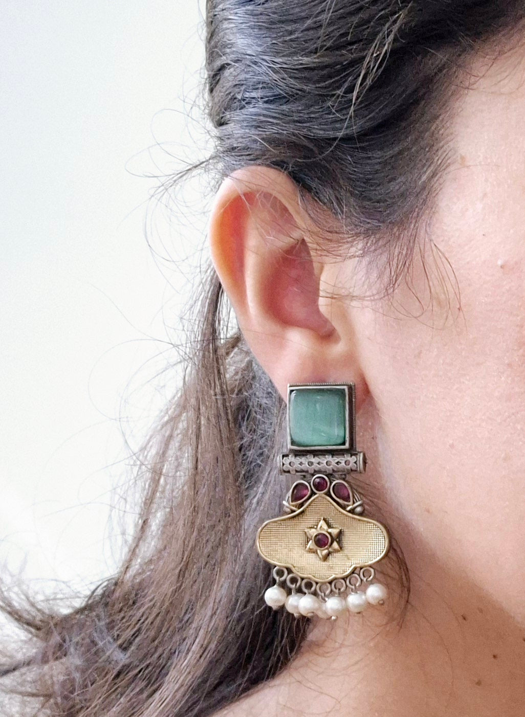 GAVI® Oxidized earrings.