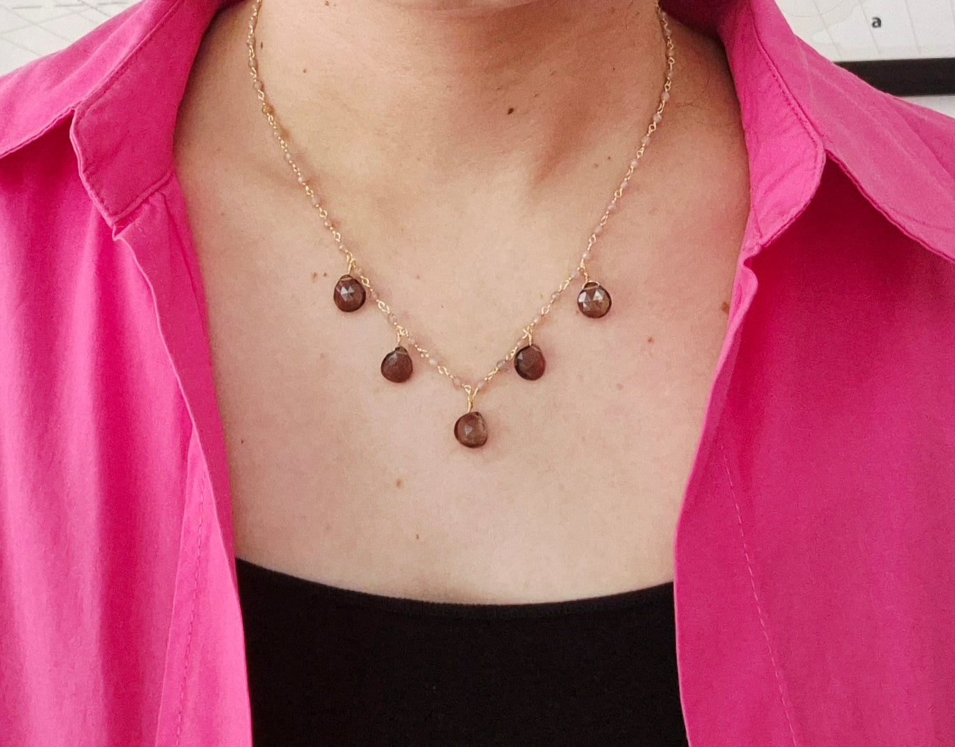 GAVI® Stone Drops Necklace