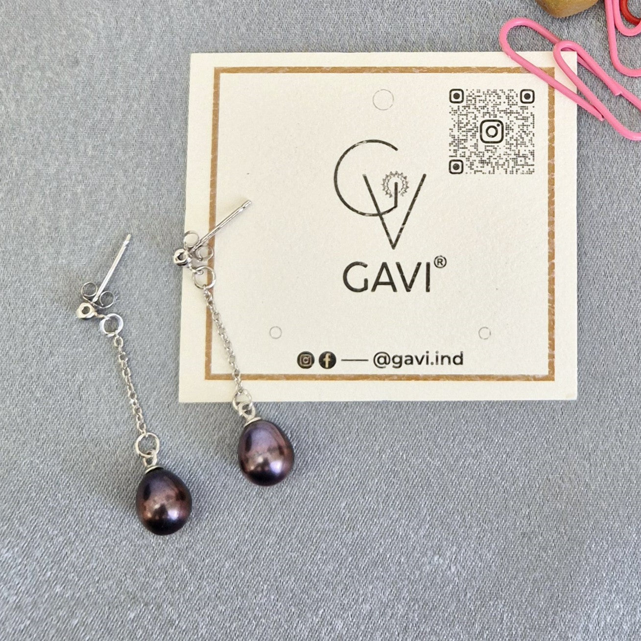 GAVI® Purple Silver 925 Dangler