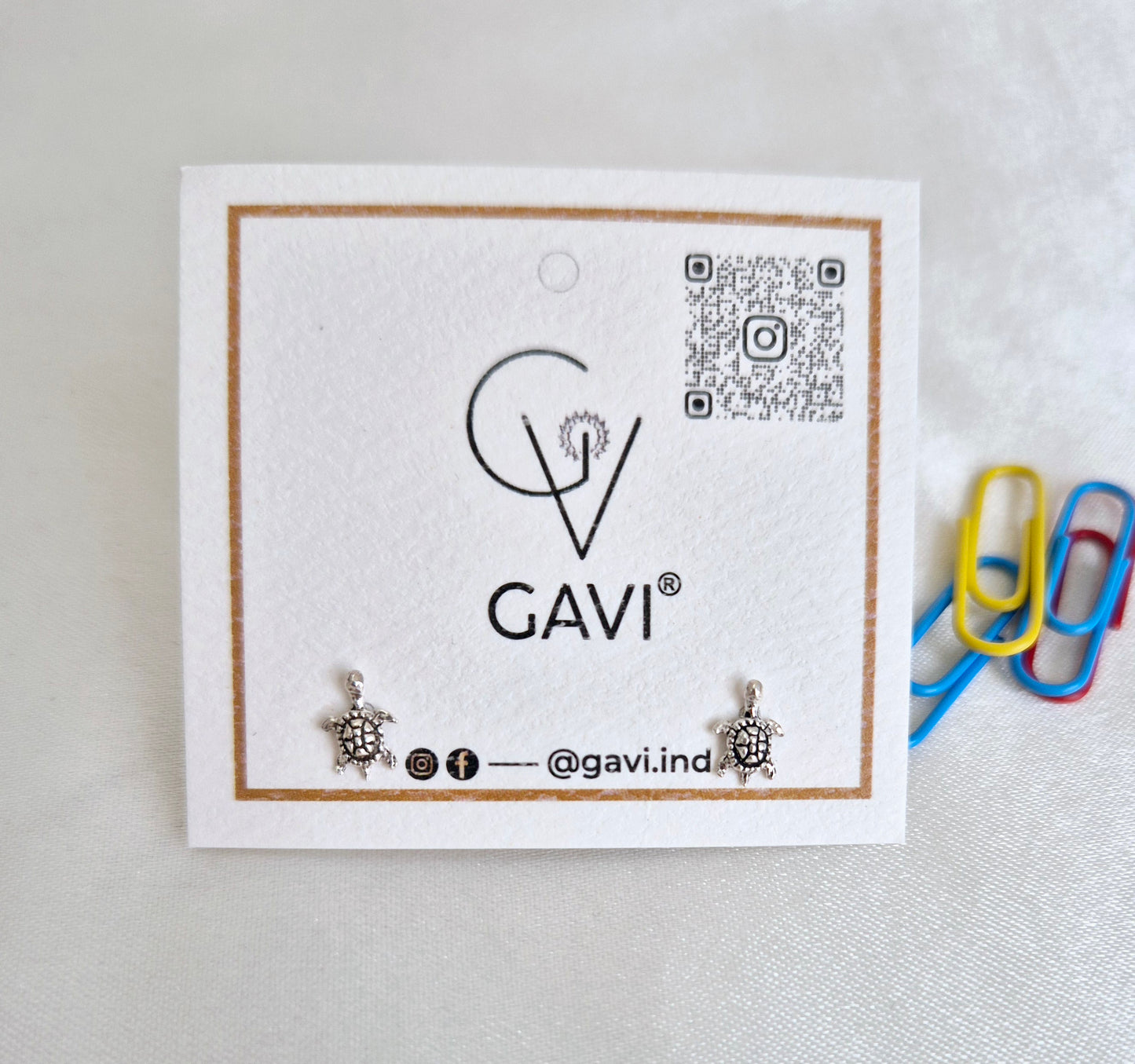 GAVI® Silver 925 Turtle Stud