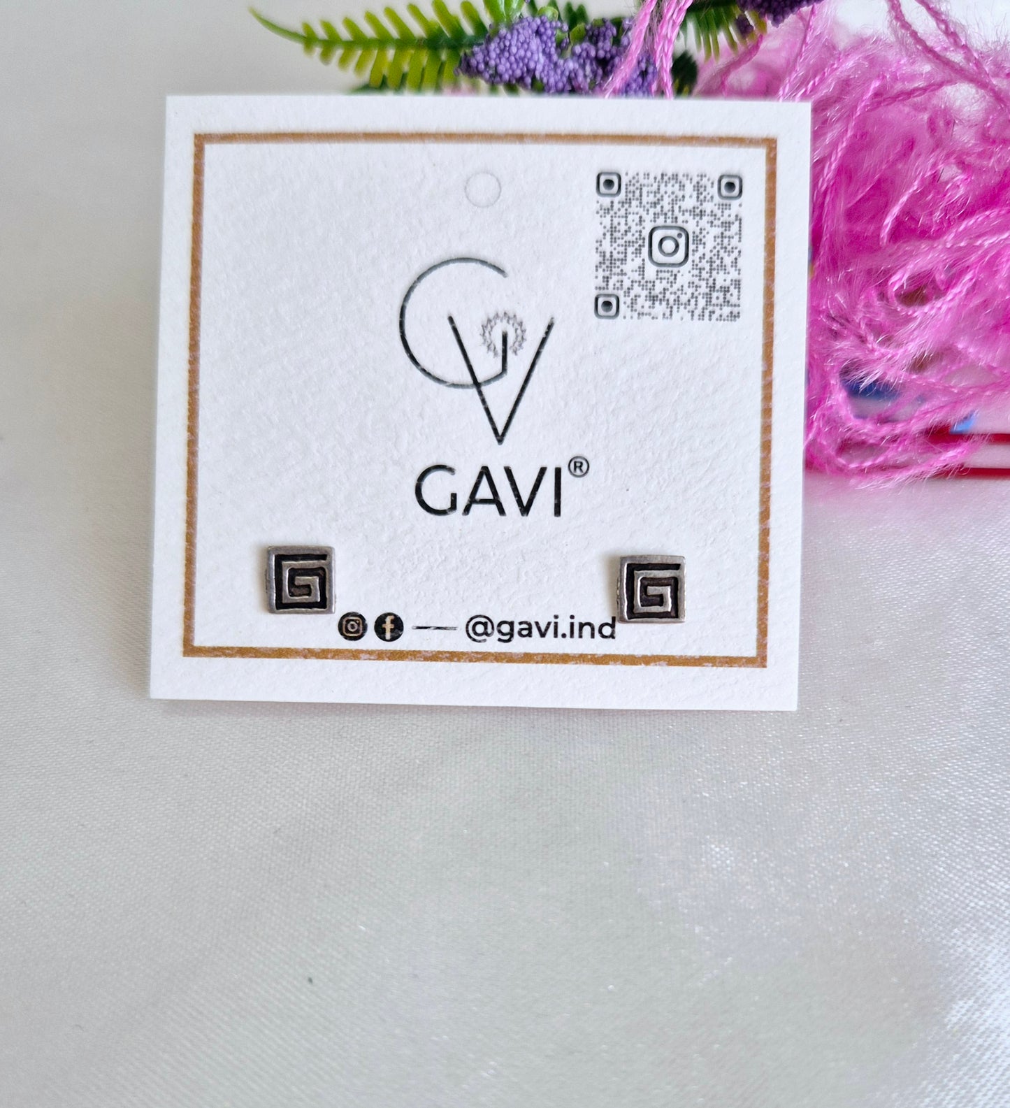 GAVI® Silver 925 Initial stud