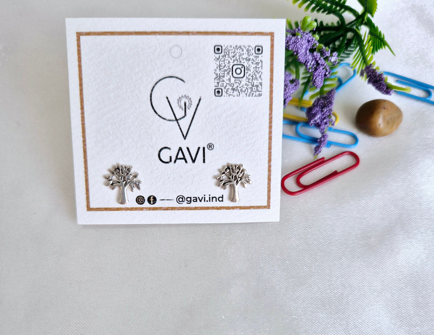 GAVI® Silver 925 Tree Studs