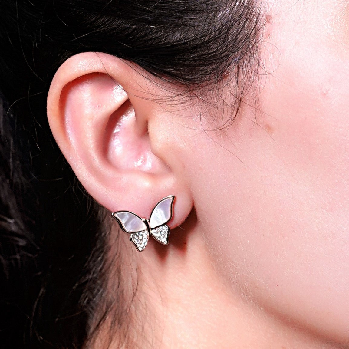 GAVI® Butterfly American Diamond Earrings.