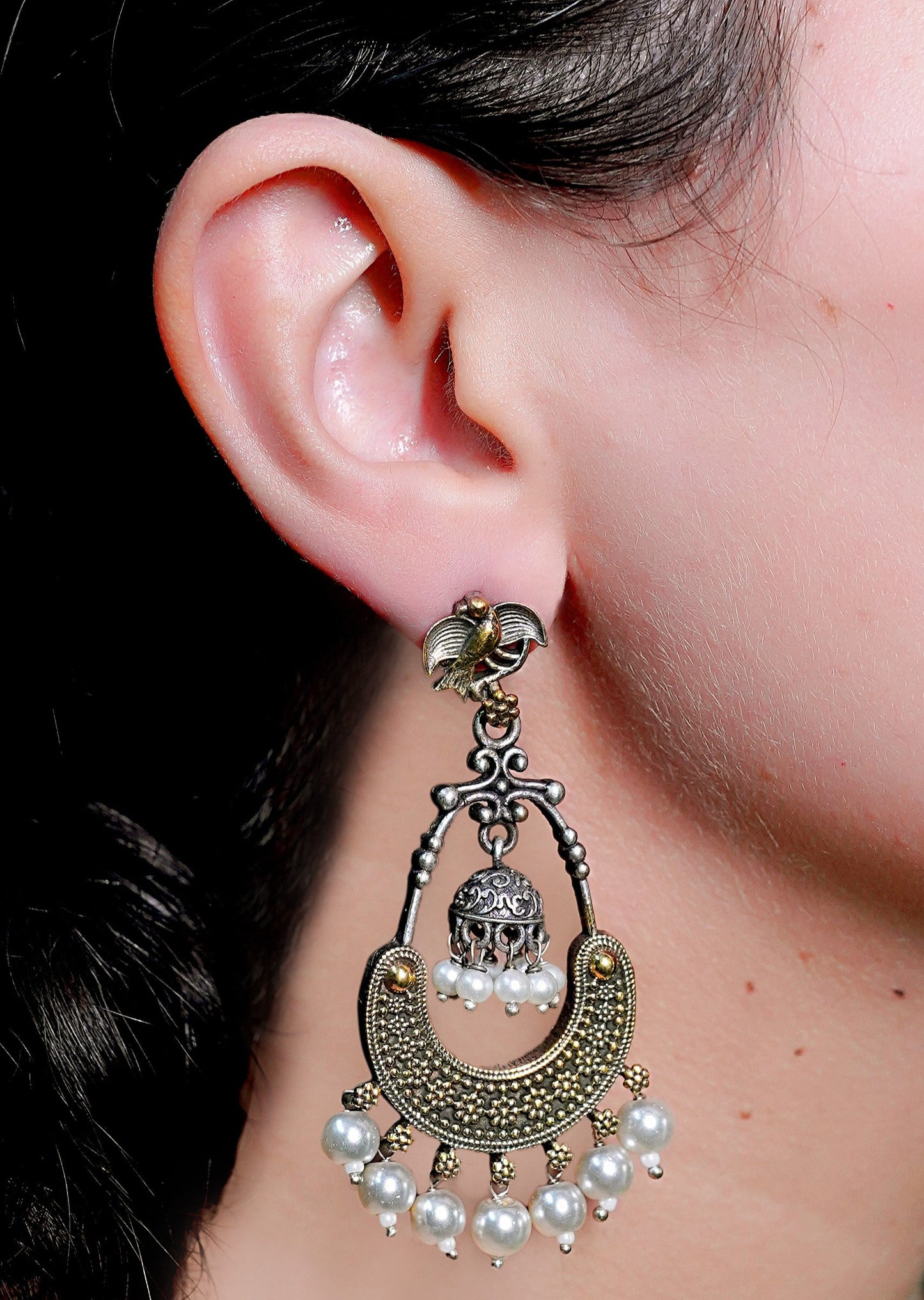 GAVI® Two-Tone Oxidised Danglers.