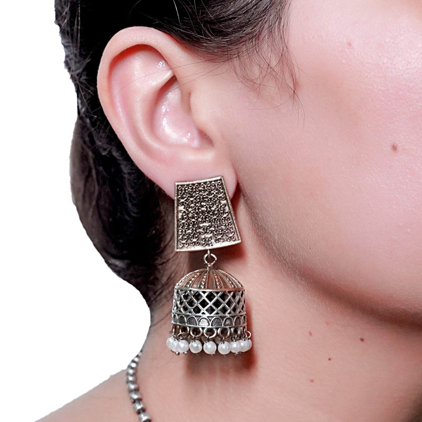 GAVI® Oxidised Raas Necklace Set.