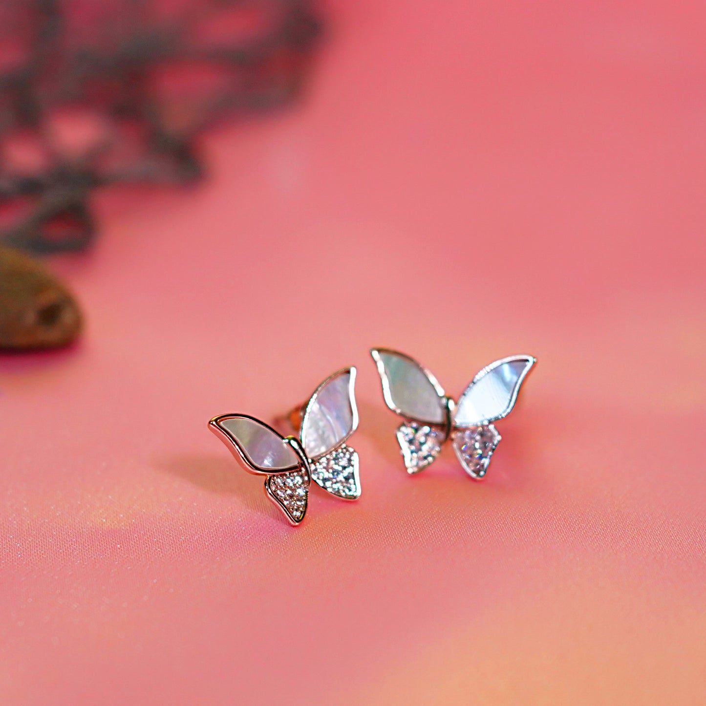 GAVI® Butterfly American Diamond Earrings.