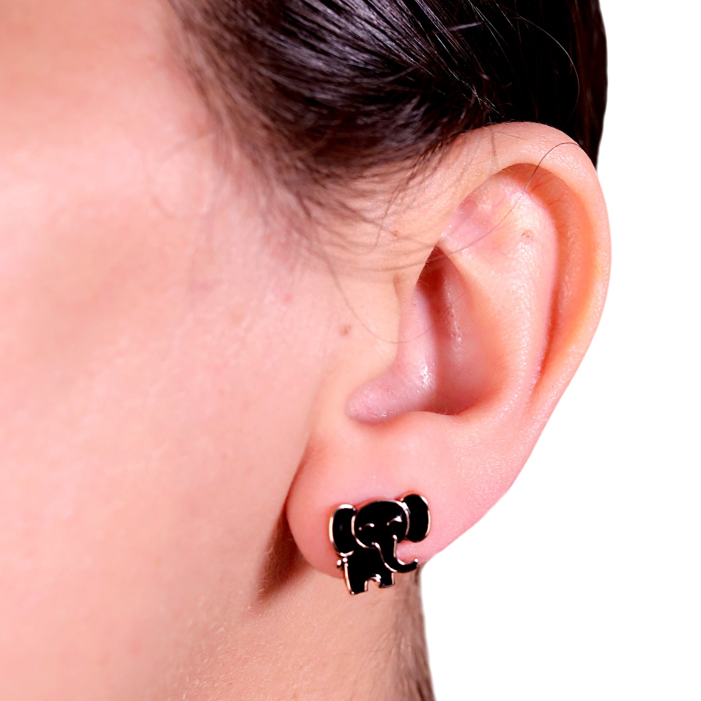 GAVI® Petite Stainless Steel Elephant Studs with Multiple Color Options.