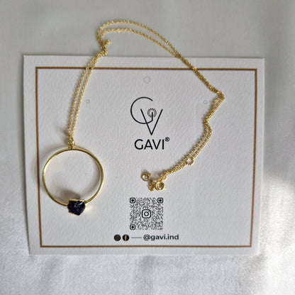 GAVI® Classic Stone Ring Necklace
