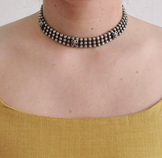 GAVI® Choker Necklace with Chakra Earring
