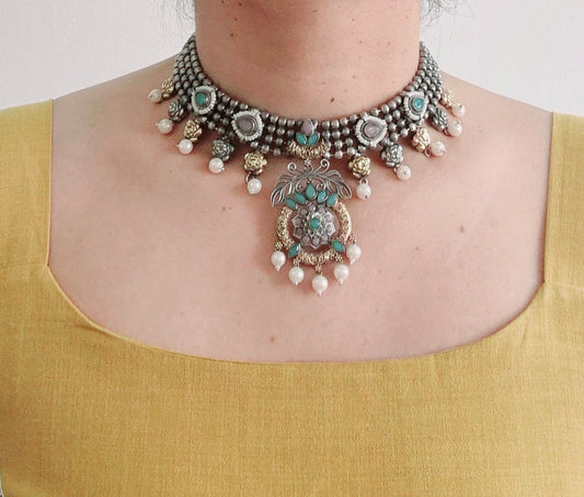 GAVI® Multi Color Choker Necklace Set