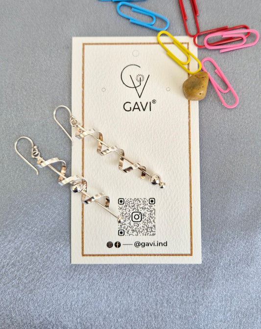 GAVI® Spiral Drop Earrings