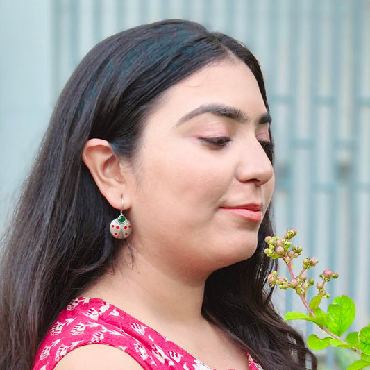 GAVI® Oxidized Ladybug Earring