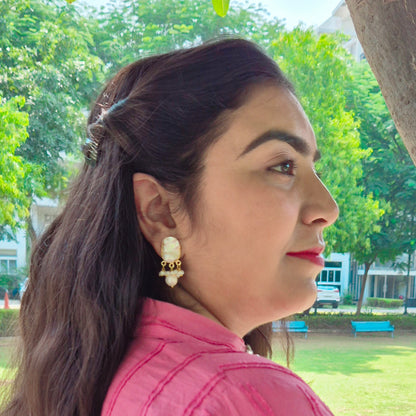 GAVI® Gilded Tide Freshwater Pearl Drop Earrings