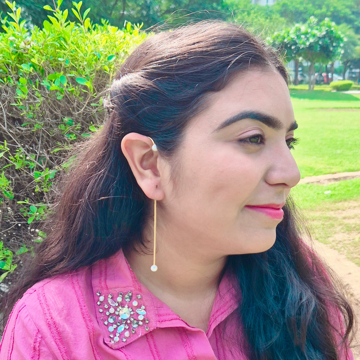 GAVI® Ethereal Pearl Drop Ear Cuffs