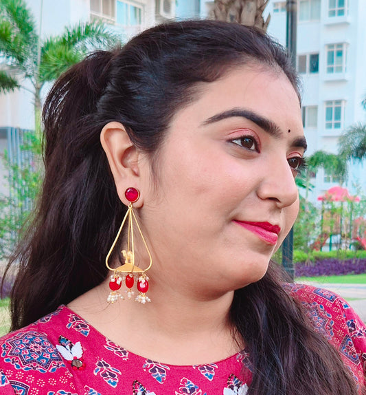 GAVI® One-of-a-Kind Dangler Jhumkis Showcasing The Essence Of Traditional India