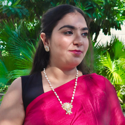 GAVI® Freshwater Pearl Golden Gaze Necklace Set