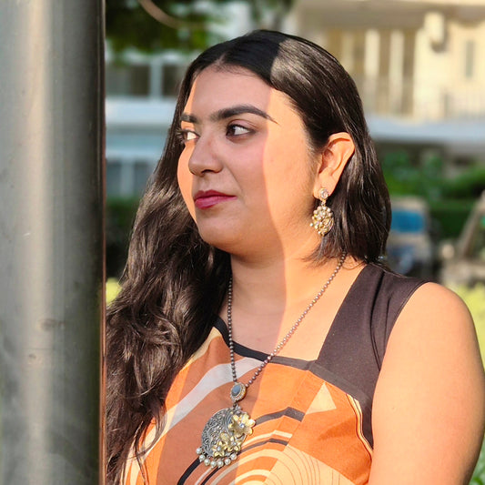 GAVI® Copper Alloy Flower Necklace Set