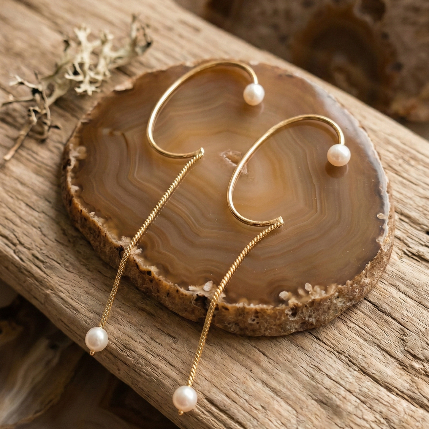 GAVI® Ethereal Pearl Drop Ear Cuffs