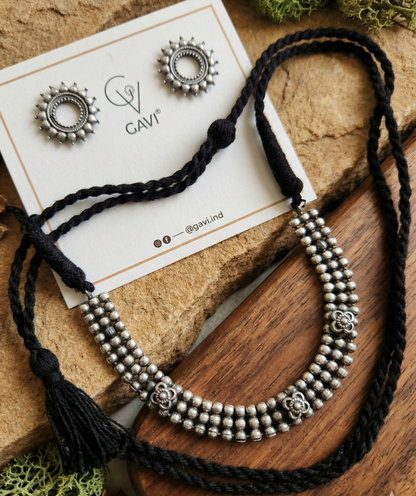 GAVI® Choker Necklace with Chakra Earring