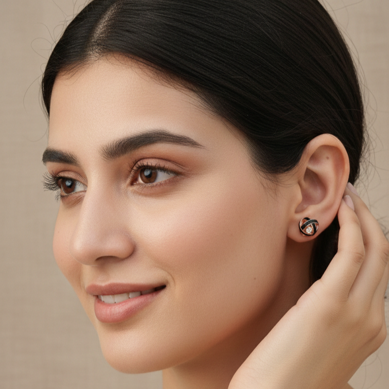 GAVI® Eternal Swirl Stainless Steel Studs