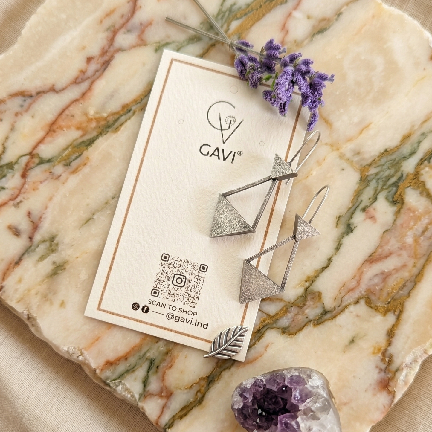 GAVI® Oxidized Kite Earring