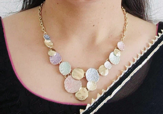 GAVI® Stainless Steel Multi Color Necklace Set.