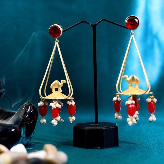 GAVI® One-of-a-Kind Dangler Jhumkis Showcasing The Essence Of Traditional India.