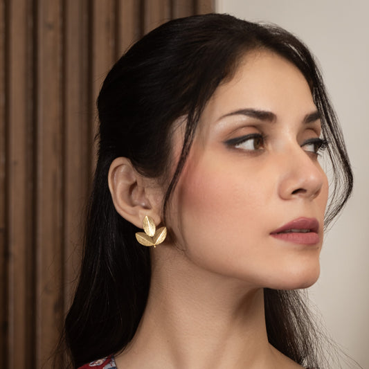 GAVI® Golden Leaves Earrings.